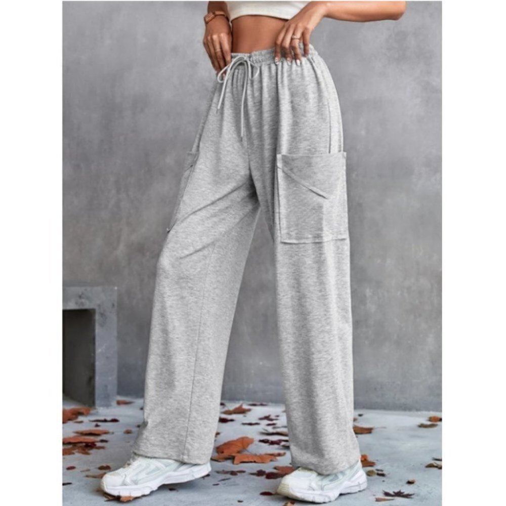 casual grey sweatpants fall winter casual